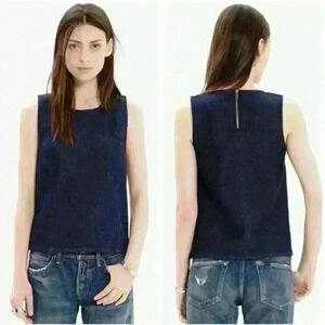 Madewell Structured Denim Tank Size XS